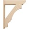 Ekena Millwork 8-in W x 32-in D x 40-in H Balboa Slat Rough Cedar Woodgrain TimberThane Outlooker, Primed Tan OUTUR080X32X40BOA24RCPR - alternate 4
